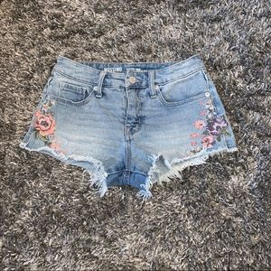 High rise shorts